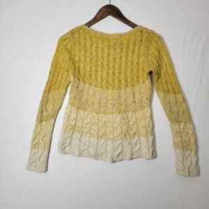 SPARROW NEW WITH TAGS  SPRING OMBRE YELLOW PULLOVER SWEATER ANTHROPOLOGIE SIZE M